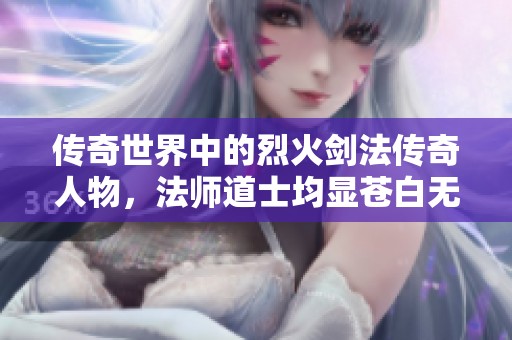 传奇世界中的烈火剑法传奇人物，法师道士均显苍白无力