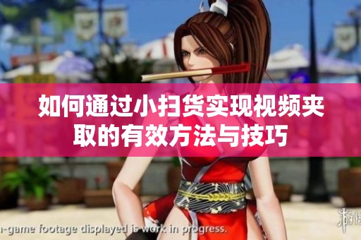 如何通过小扫货实现视频夹取的有效方法与技巧