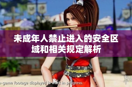未成年人禁止进入的安全区域和相关规定解析