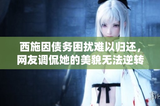 西施因债务困扰难以归还，网友调侃她的美貌无法逆转时光