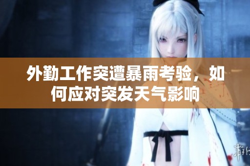 外勤工作突遭暴雨考验，如何应对突发天气影响