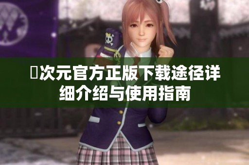 囧次元官方正版下载途径详细介绍与使用指南