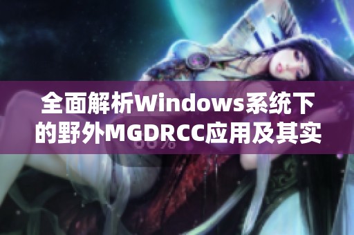 全面解析Windows系统下的野外MGDRCC应用及其实用性