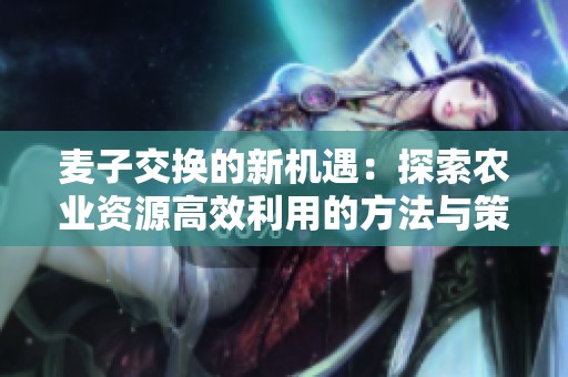 麦子交换的新机遇：探索农业资源高效利用的方法与策略