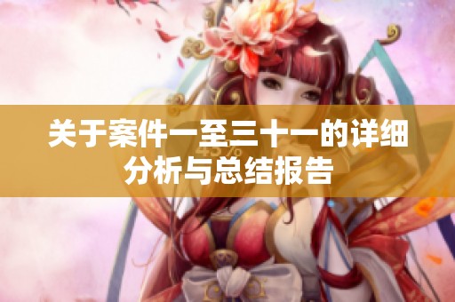 关于案件一至三十一的详细分析与总结报告