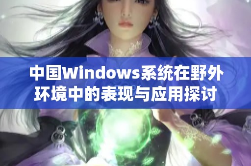 中国Windows系统在野外环境中的表现与应用探讨