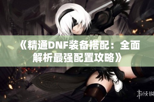 《精通DNF装备搭配：全面解析最强配置攻略》