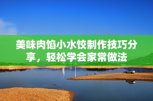 美味肉馅小水饺制作技巧分享，轻松学会家常做法