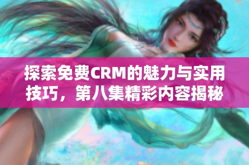 探索免费CRM的魅力与实用技巧，第八集精彩内容揭秘