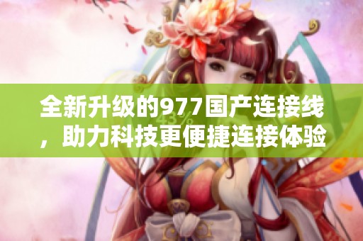 全新升级的977国产连接线，助力科技更便捷连接体验