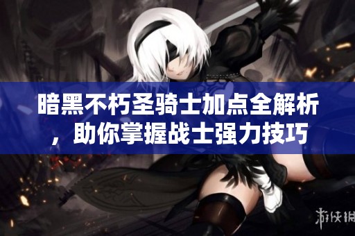 暗黑不朽圣骑士加点全解析，助你掌握战士强力技巧