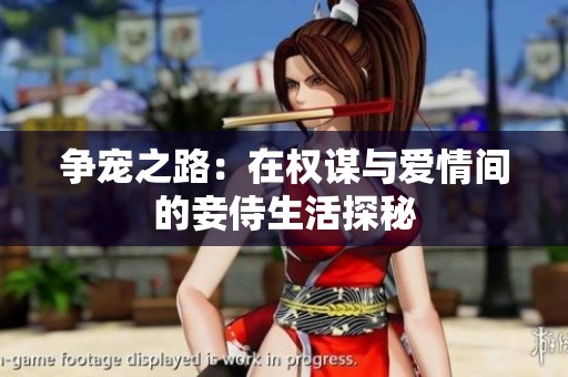 争宠之路：在权谋与爱情间的妾侍生活探秘