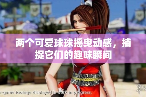 两个可爱球球摇曳动感，捕捉它们的趣味瞬间