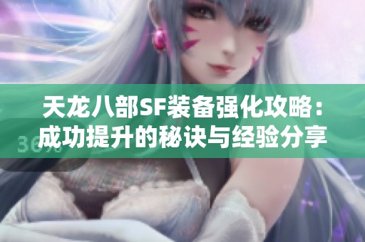 天龙八部SF装备强化攻略：成功提升的秘诀与经验分享