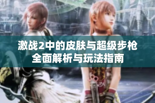 激战2中的皮肤与超级步枪全面解析与玩法指南