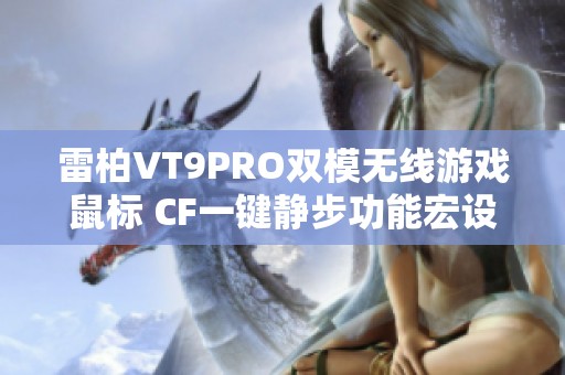 雷柏VT9PRO双模无线游戏鼠标 CF一键静步功能宏设置解析