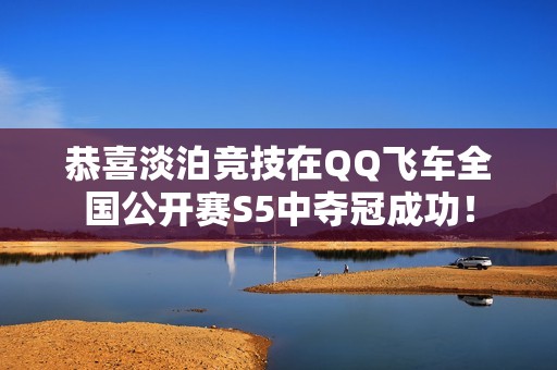 恭喜淡泊竞技在QQ飞车全国公开赛S5中夺冠成功！