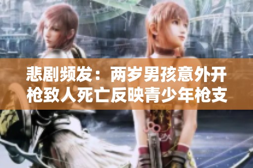 悲剧频发：两岁男孩意外开枪致人死亡反映青少年枪支暴力问题