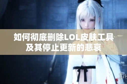 如何彻底删除LOL皮肤工具及其停止更新的悲哀