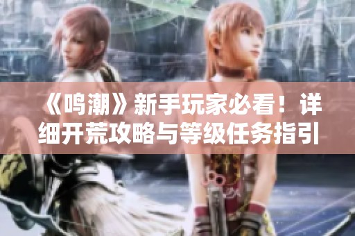《鸣潮》新手玩家必看！详细开荒攻略与等级任务指引