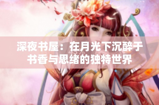 深夜书屋：在月光下沉醉于书香与思绪的独特世界