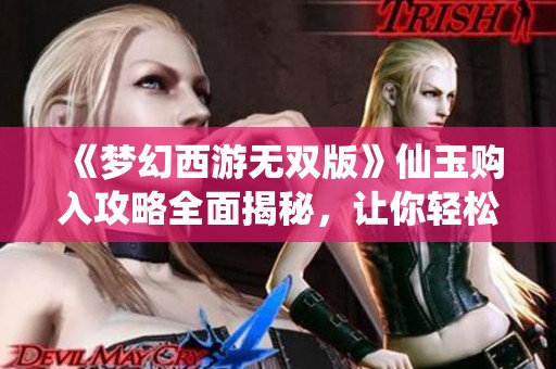 《梦幻西游无双版》仙玉购入攻略全面揭秘，让你轻松获取仙玉秘籍