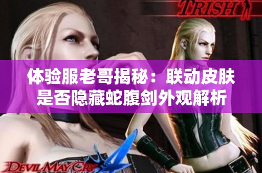 体验服老哥揭秘：联动皮肤是否隐藏蛇腹剑外观解析