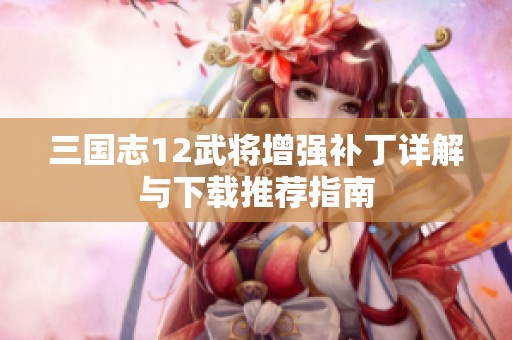 三国志12武将增强补丁详解与下载推荐指南