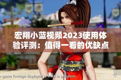 宏翔小蓝视频2023使用体验评测：值得一看的优缺点评析