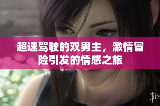 超速驾驶的双男主，激情冒险引发的情感之旅