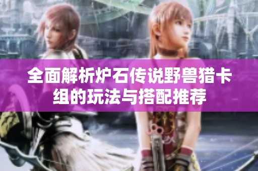 全面解析炉石传说野兽猎卡组的玩法与搭配推荐