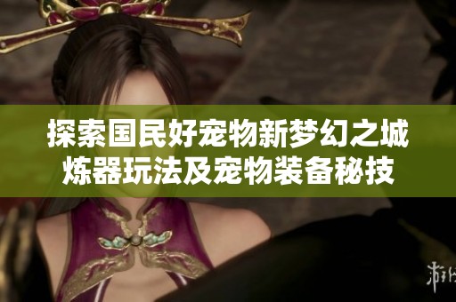 探索国民好宠物新梦幻之城炼器玩法及宠物装备秘技