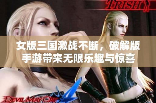 女版三国激战不断，破解版手游带来无限乐趣与惊喜