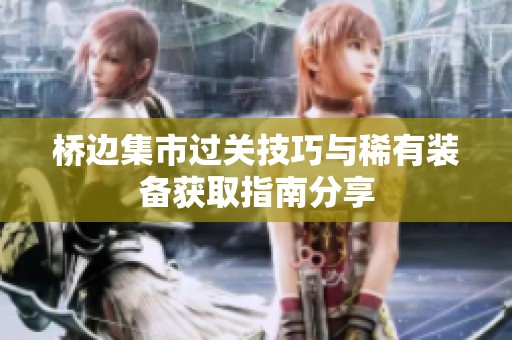 桥边集市过关技巧与稀有装备获取指南分享