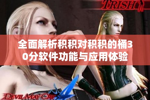 全面解析积积对积积的桶30分软件功能与应用体验