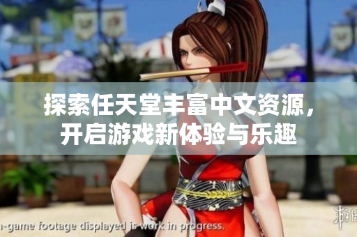 探索任天堂丰富中文资源，开启游戏新体验与乐趣