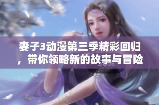 妻子3动漫第三季精彩回归，带你领略新的故事与冒险