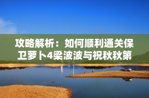 攻略解析：如何顺利通关保卫萝卜4梁波波与祝秋秋第13关