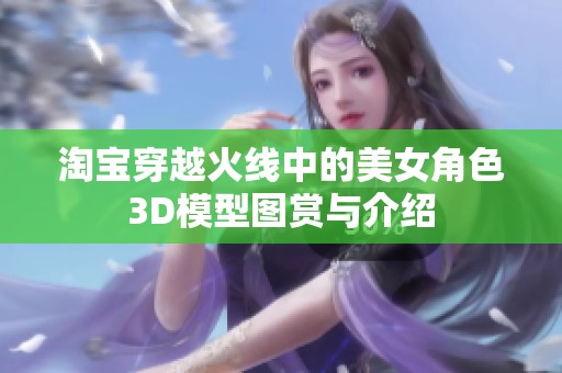 淘宝穿越火线中的美女角色3D模型图赏与介绍