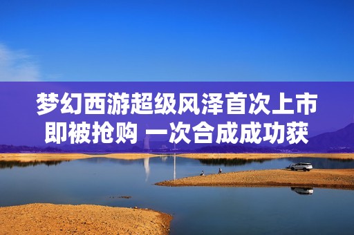梦幻西游超级风泽首次上市即被抢购 一次合成成功获六轮谛听成品