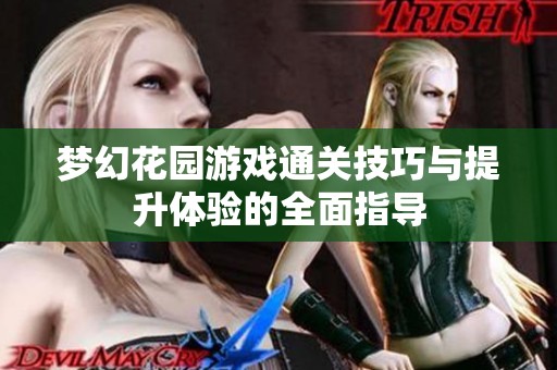 梦幻花园游戏通关技巧与提升体验的全面指导