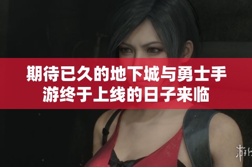 期待已久的地下城与勇士手游终于上线的日子来临