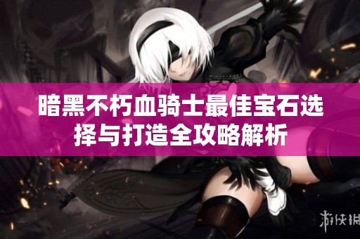 暗黑不朽血骑士最佳宝石选择与打造全攻略解析