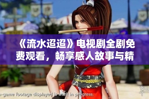 《流水迢迢》电视剧全剧免费观看，畅享感人故事与精彩演出