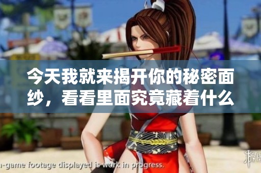 今天我就来揭开你的秘密面纱，看看里面究竟藏着什么