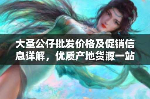 大圣公仔批发价格及促销信息详解，优质产地货源一站式采购体验