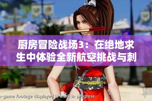 厨房冒险战场3：在绝地求生中体验全新航空挑战与刺激乐趣
