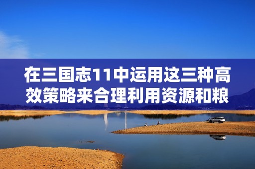 在三国志11中运用这三种高效策略来合理利用资源和粮食提升实力