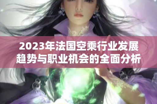 2023年法国空乘行业发展趋势与职业机会的全面分析
