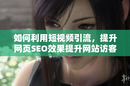 如何利用短视频引流，提升网页SEO效果提升网站访客量